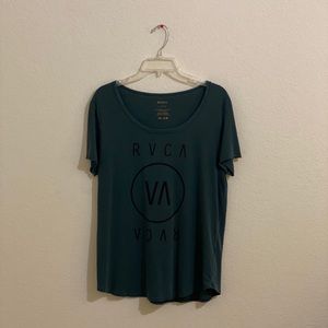 Teal RVCA Tee